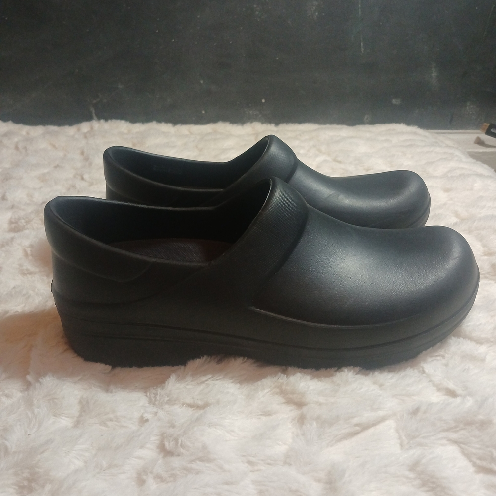 Crocs Neria Pro II Clogs Womens 10 Slip On Slip Resistant Black Work Shoes - Picture 3 of 10